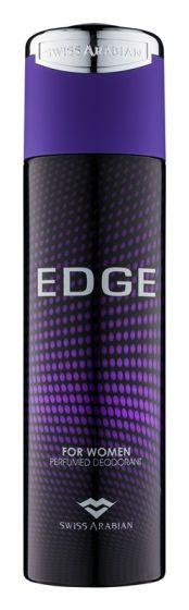 Edge for Women Deodorant - 200 ML (6.8 oz) by Swiss Arabian - Intense oud