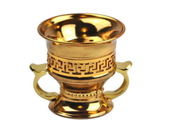 Arab Incense Bakhoor Burner Golden - 5 inch by Intense Oud - Intense oud
