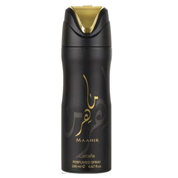Maahir Deodorant - 200ML (6.7 oz) by Lattafa - Intense Oud
