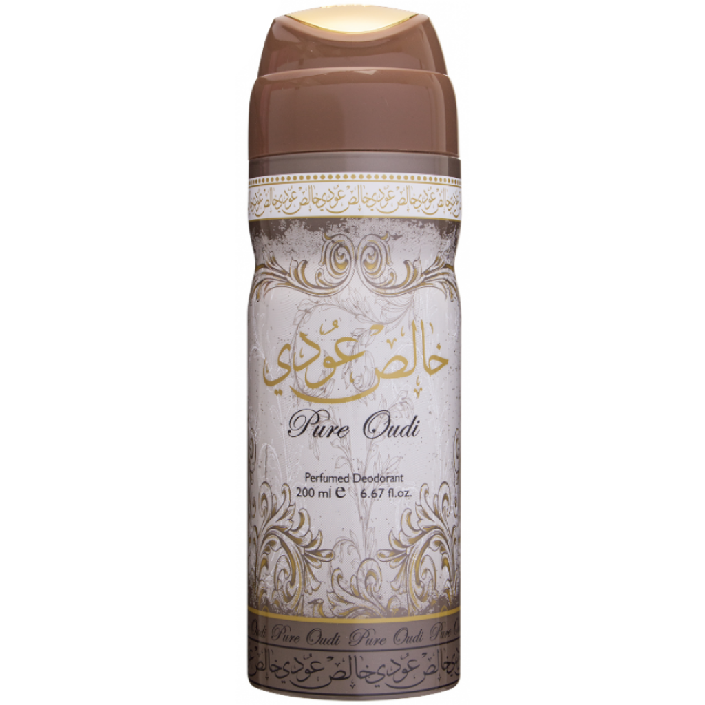 Pure Oudi Deodorant - 200ML (6.7 oz) by Lattafa - Intense oud