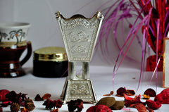 Arab Incense Bakhoor Burner - 6 inch Silver by Intense Oud - Intense oud