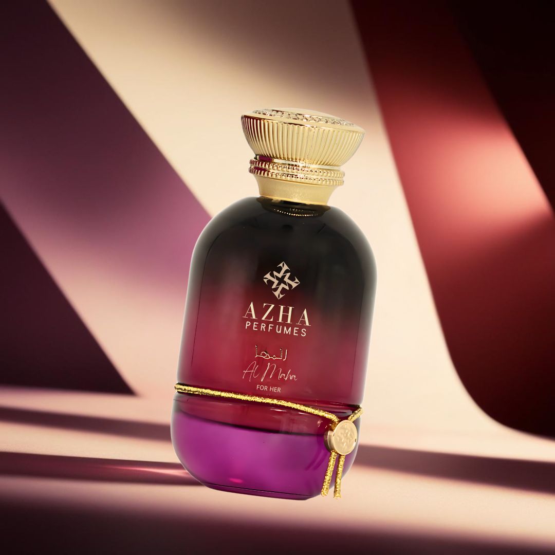 Al Maha For Her Eau De Parfum Spray 100ML (3.4 OZ) by Azha | A Lush Escape of Exotic Fruits & Florals, Melting into Smoky Woods & Golden Amber.