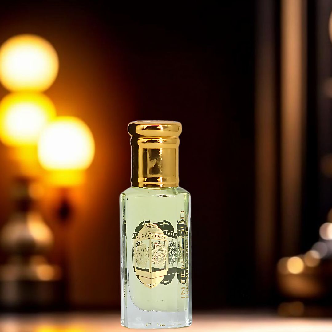 Amber Oud Nomade Perfume Oil 12ML (0.40 OZ) With Black Gift Box By Intense Oud | Fruity, Floral, Woody, Smoky Scent.