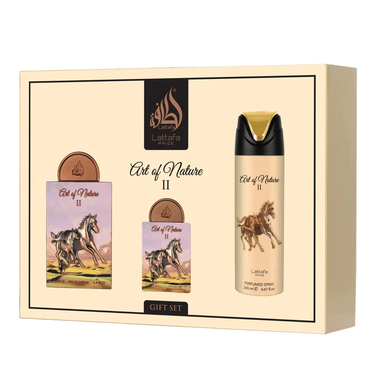 Art of Nature II 3-Piece Perfume Gift Set by Lattafa Pride (Gift Set)