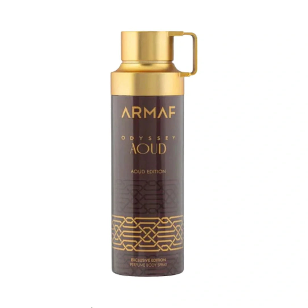 Odyssey Aoud Deodorant Spray 200ml (6.8 oz) by Armaf