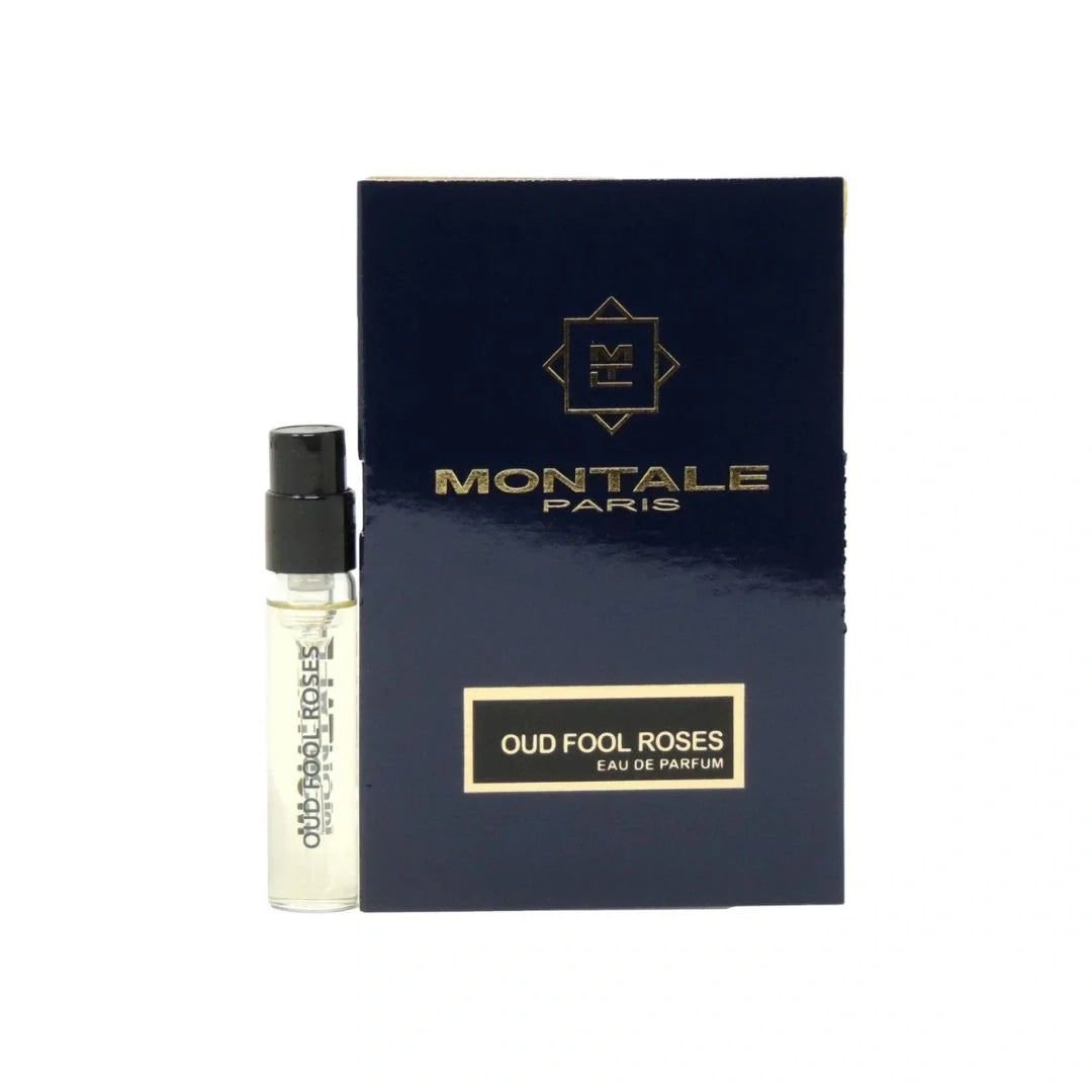Oud Fool Roses Eau de Parfum Spray 2ml (0.06 oz) by Montale - Intense Oud