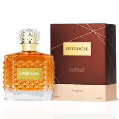 Overdose Eau De Parfum Spray 100ML (3.4 OZ) By Al Rehab | Sweet, Spicy, Rich, Luxurious Fragrance.