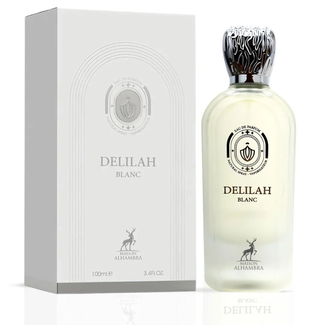 Delilah Blanc Eau de Parfum Spray 100ml (3.4 oz) by Maison Alhambra - Intense Oud