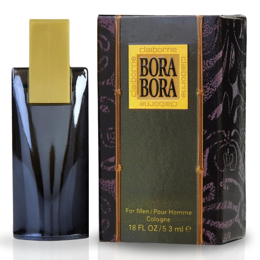 Bora Bora For Men Cologne 5.3ML (0.18OZ) by Liz Claiborne | Long Lasting & Luxurious, Fragrance Miniatures.