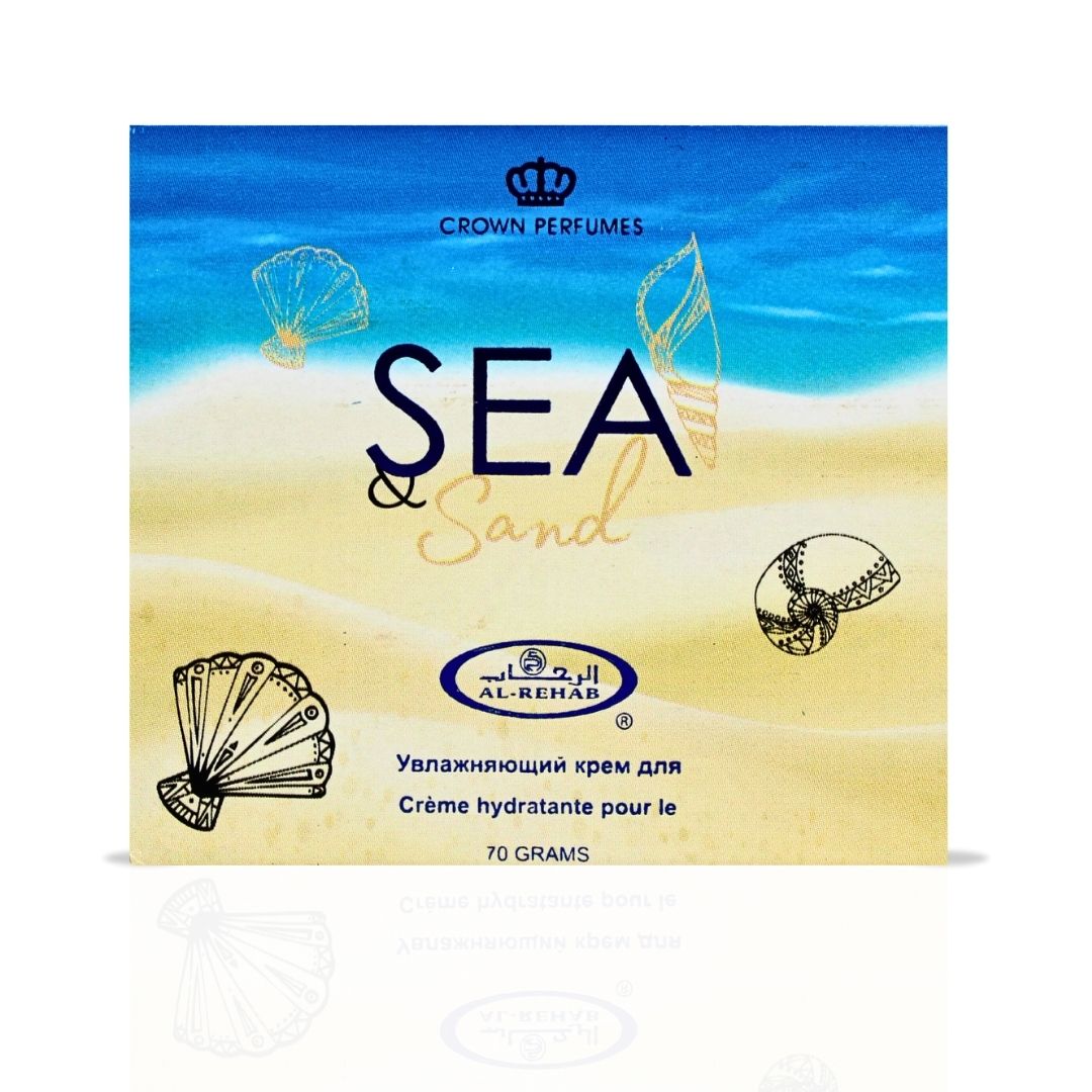 Sea & Sand Moisturizing Cream 70GMS By Al Rehab | Extra Nourishing, Smoothing, Replenishes Dry Skin, Exquisite Fragrance.