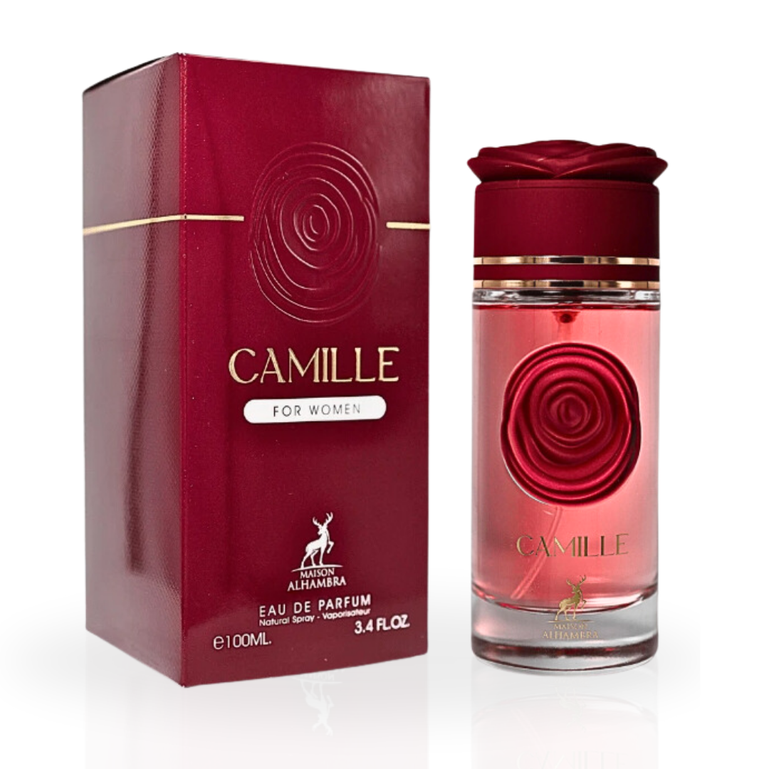 Camille For Women Eau de Parfum Spray 100ML (3.4 OZ) By Maison Alhambra | Enhance Charm With This Floral Fragrance.