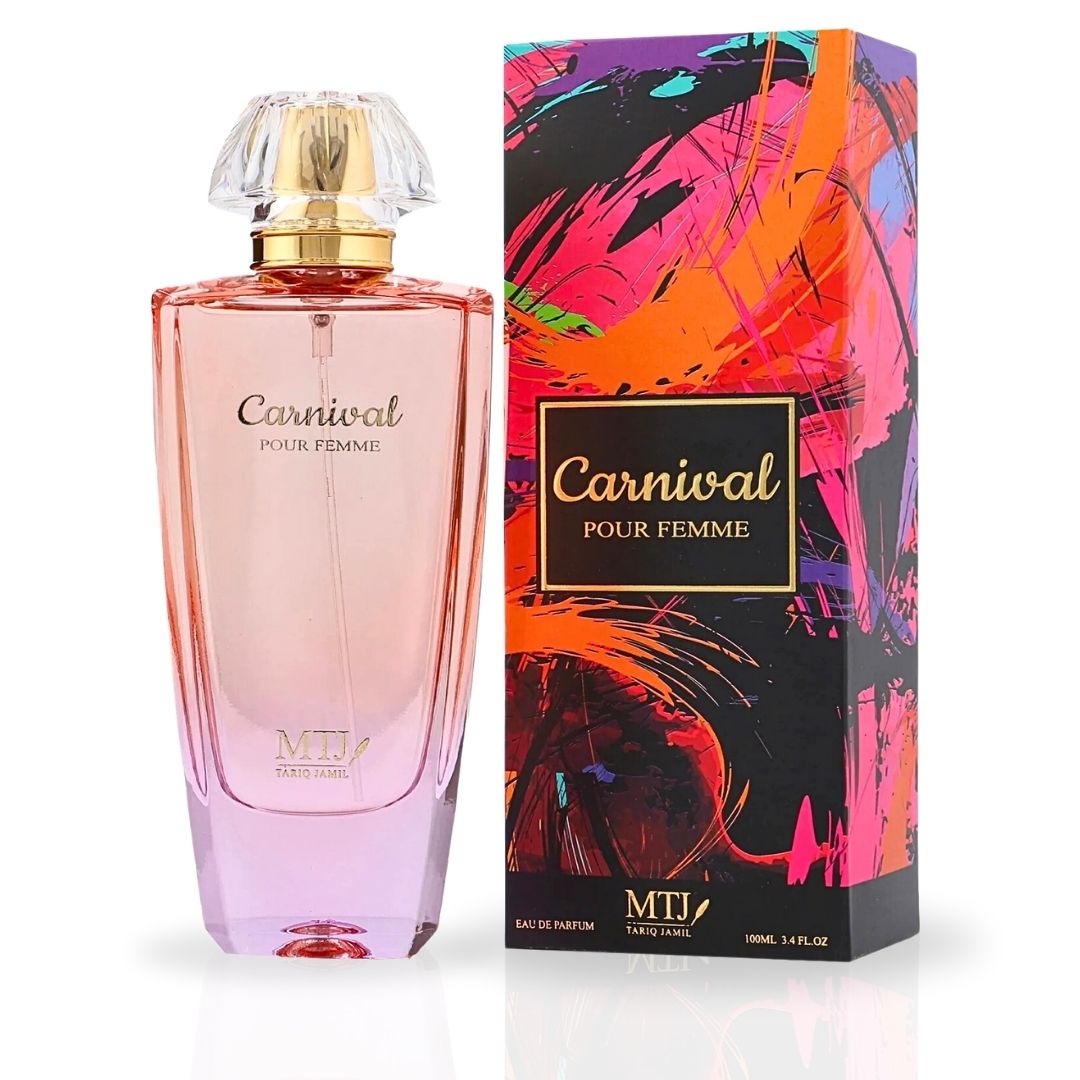 Carnival Pour Femme EDP Spray 100ML (3.4 OZ) by MTJ | Long Lasting, Floral, Musky, Refreshing, Luxurious Feminine Scent.