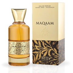 Maqaam EDP Spray 100ML (3.4 OZ) by MTJ | Long Lasting, Warm Woody, Spicy, Leathery, Luxurious Unisex Scent.