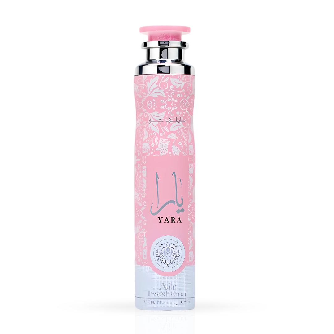 Yara Air Freshener 300ML (10.1 OZ) By Lattafa | A Refreshing Floral Air Freshener With A Sweet, Musky, Lasting Finish.