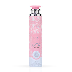 Yara Air Freshener 300ML (10.1 OZ) By Lattafa | A Refreshing Floral Air Freshener With A Sweet, Musky, Lasting Finish.