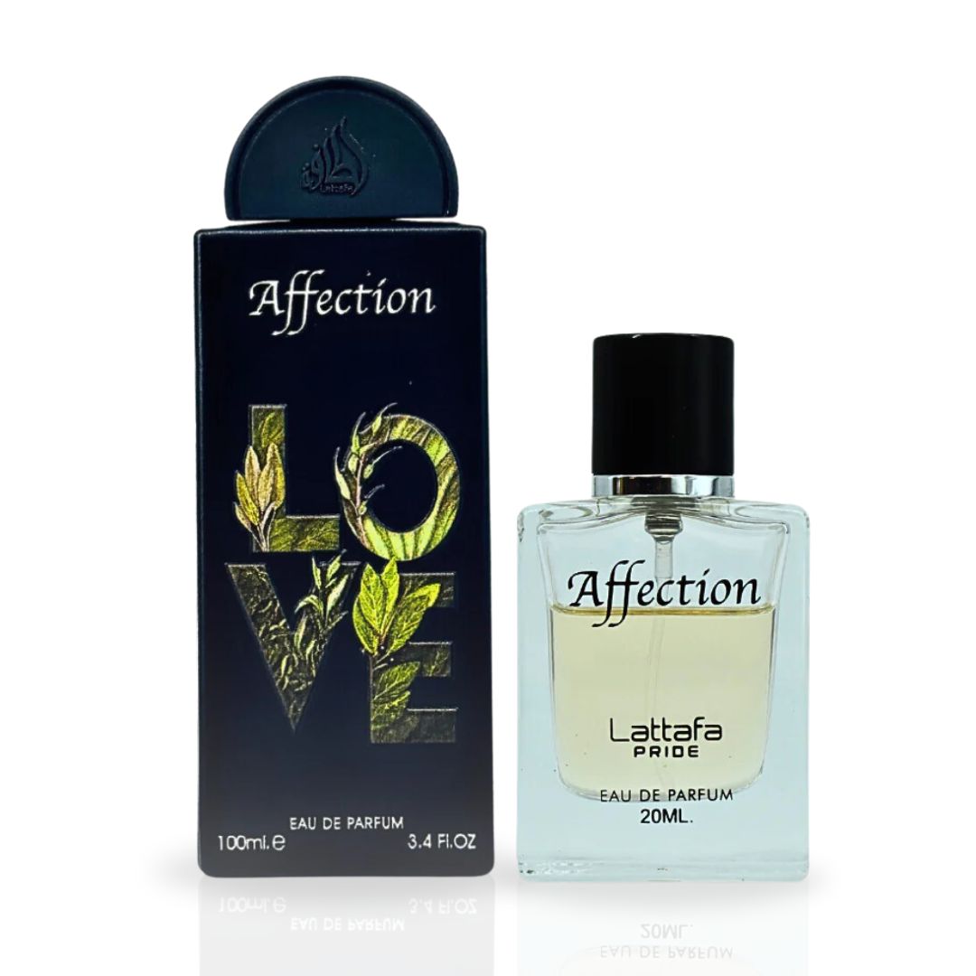 AFFECTION EDP Spray 100ML (3.4 OZ) & AFFECTION EDP 20ML (0.6 OZ) By Lattafa Pride | Long Lasting, Exquisite Unisex Scent of 2024. (ELITE BUNDLE)