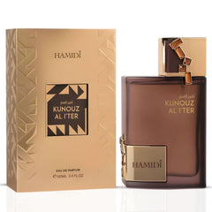 Kunouz Al Iter Eau de Parfum Spray 100ml (3.4 oz) by Hamidi - Intense Oud