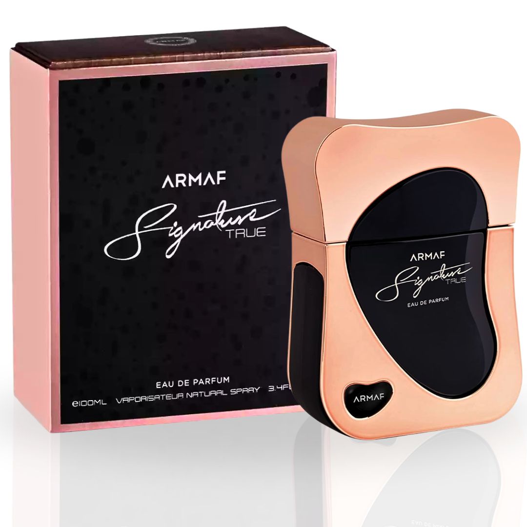 Signature True EDP Spray 100ML (3.4 OZ) By Armaf | Luxurious, Elegant, Iconic, A Fragrance That Defines You. - Intense Oud