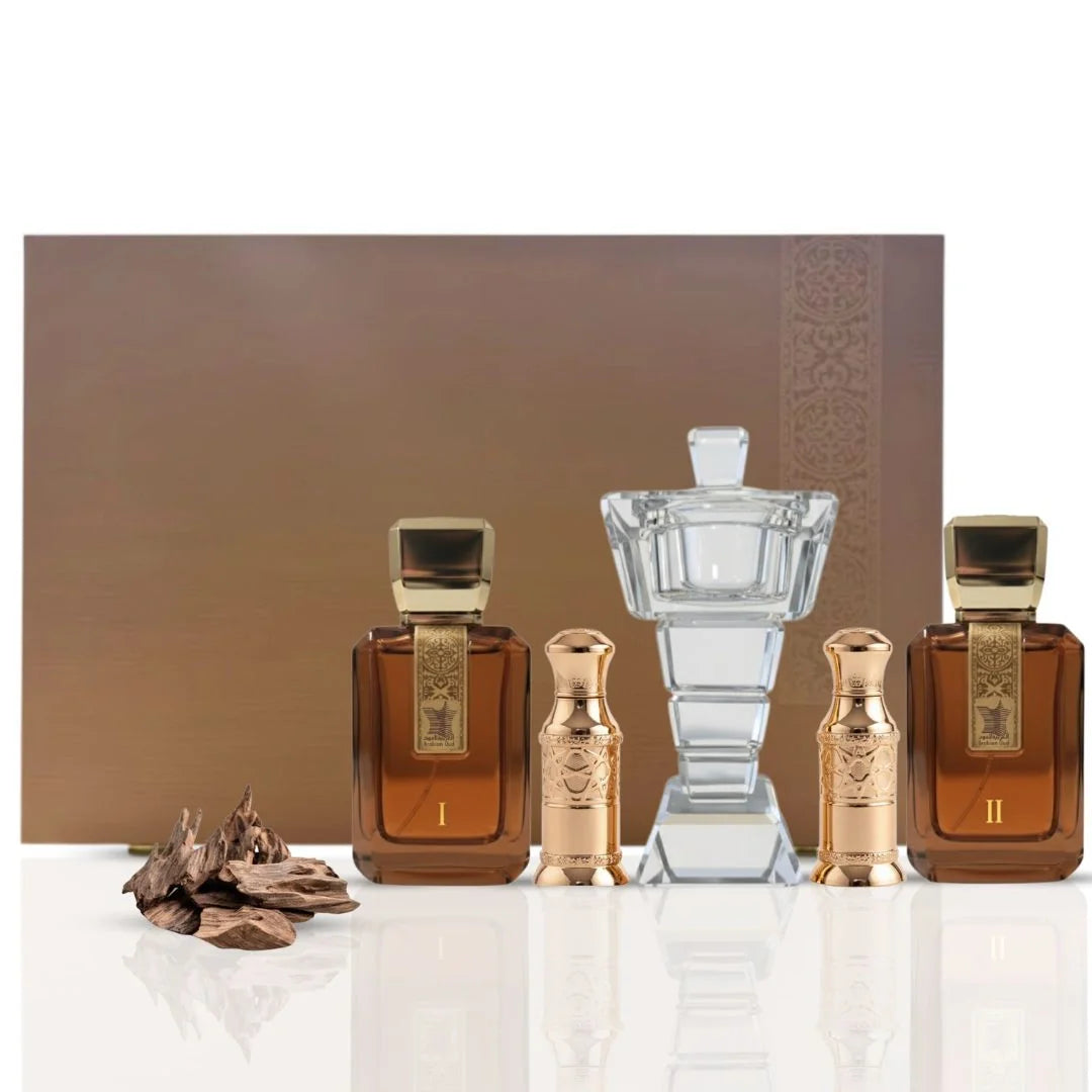 Al Arabiya Brown Collection 5 Piece Gift Set by Arabian Oud
