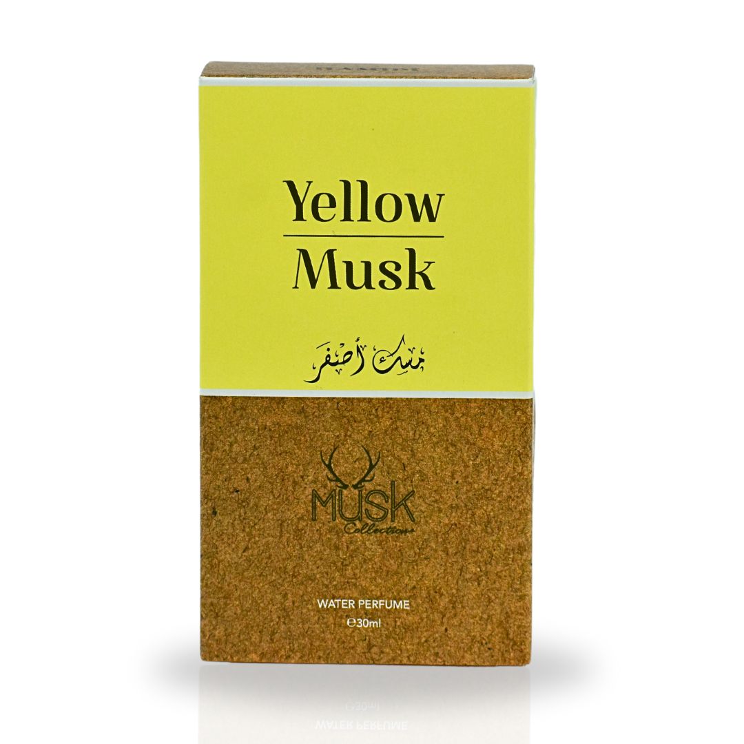 YELLOW MUSK WATER PERFUME 30ML (1.01 OZ) By Hamidi | Indulge In The Vibrant & Refreshing Aroma.