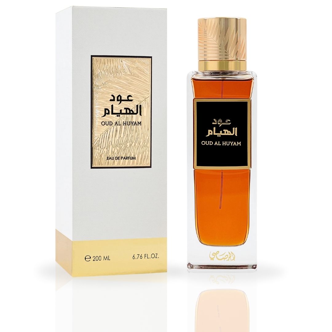 Oud Al Huyam EDP Spray 200ML (6.76 OZ) by Rasasi | Long Lasting, Refreshing, Floral, Luxurious Unisex Scent.