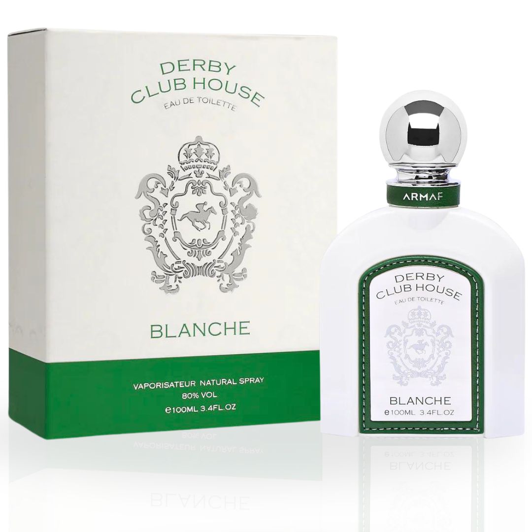 Derby Club House Blanche EDP Spray 100ML (3.4 OZ) By Armaf | Illuminate Your Presence With This Exotic Fragrance. - Intense Oud