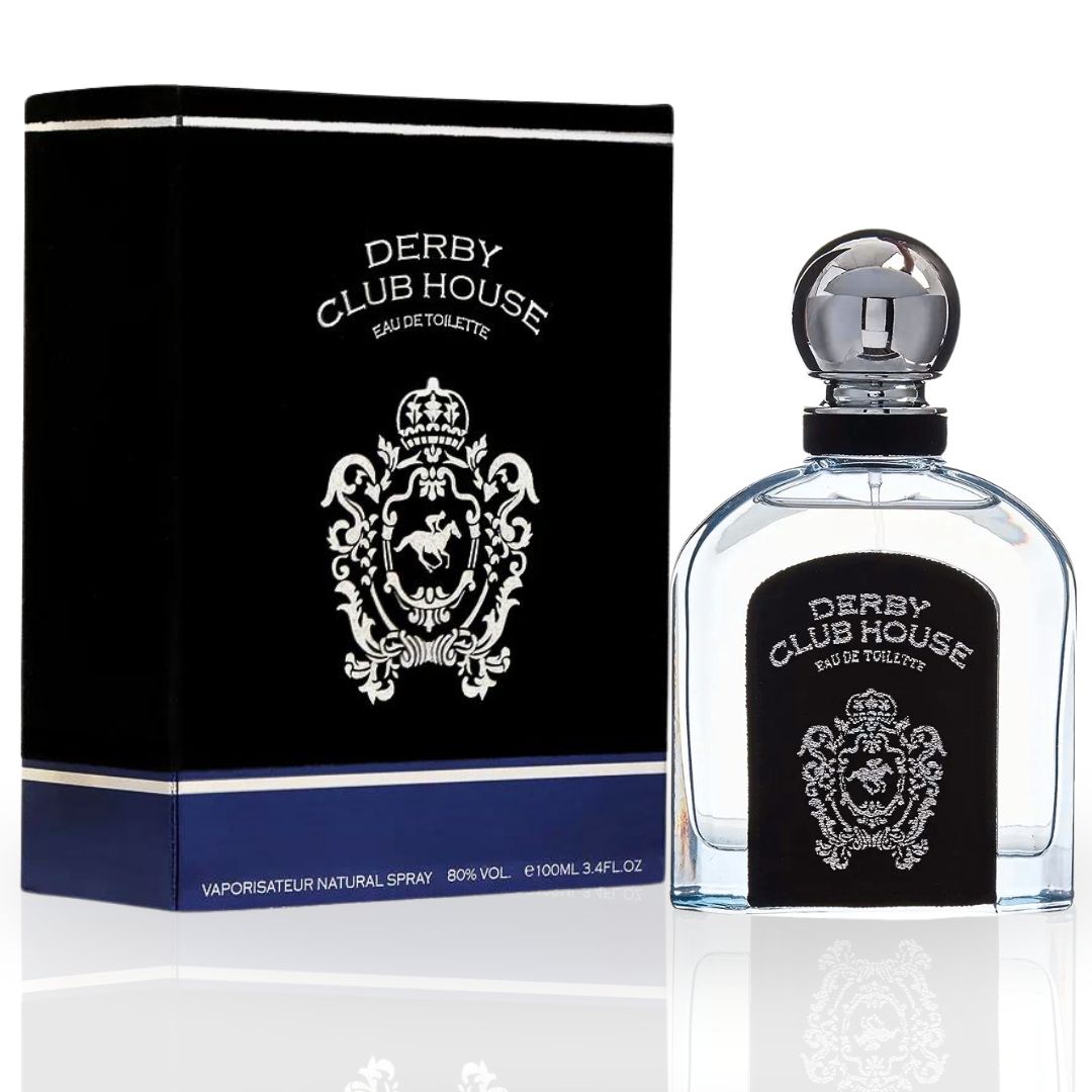 Derby Club House Man EDT Spray 100ML (3.4 OZ) By Armaf | Long Lasting, Luxurious, Exotic Fragrance. - Intense Oud