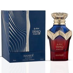 Ishq Forever Eau de Parfum Spray 100ml (3.4 oz) by Hamidi - Intense Oud