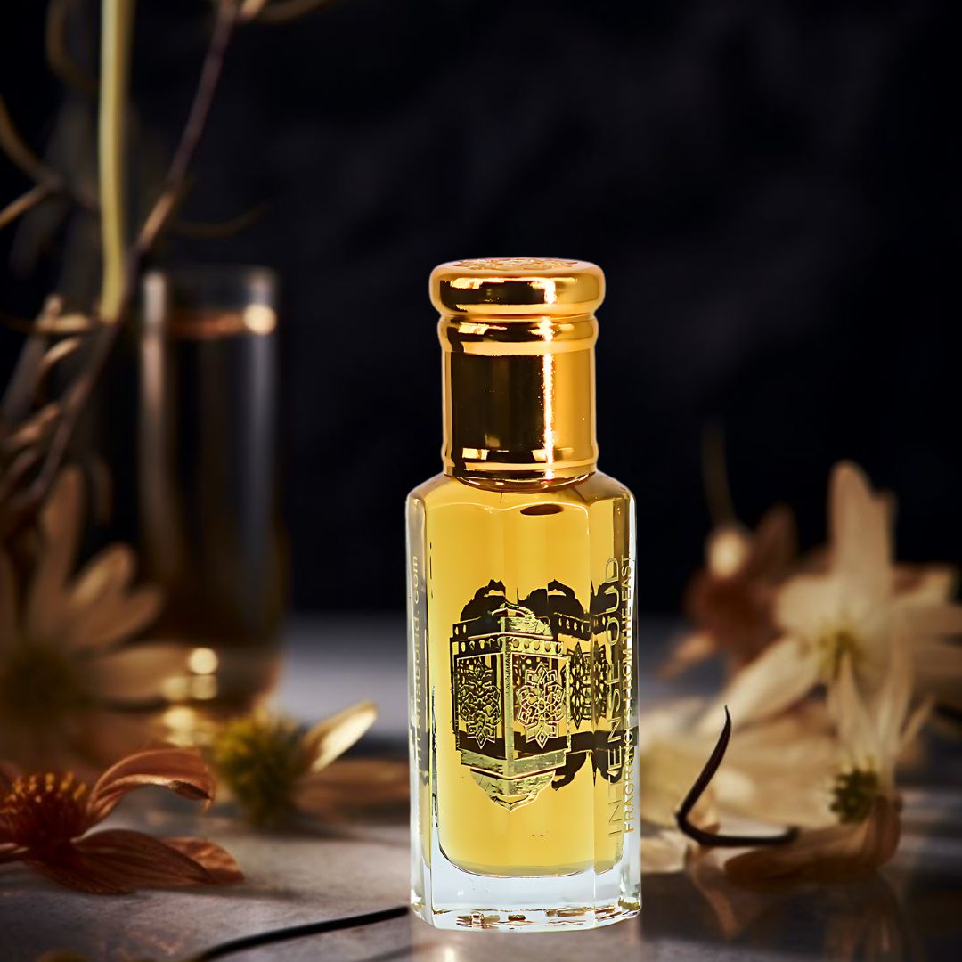 Red Tobaco Perfume Oil 12ML (0.40 OZ) With Black Gift Box By Intense Oud | Spicy Cinnamon, Oud, Sweet Apple & Warm Tobacco With Vanilla.