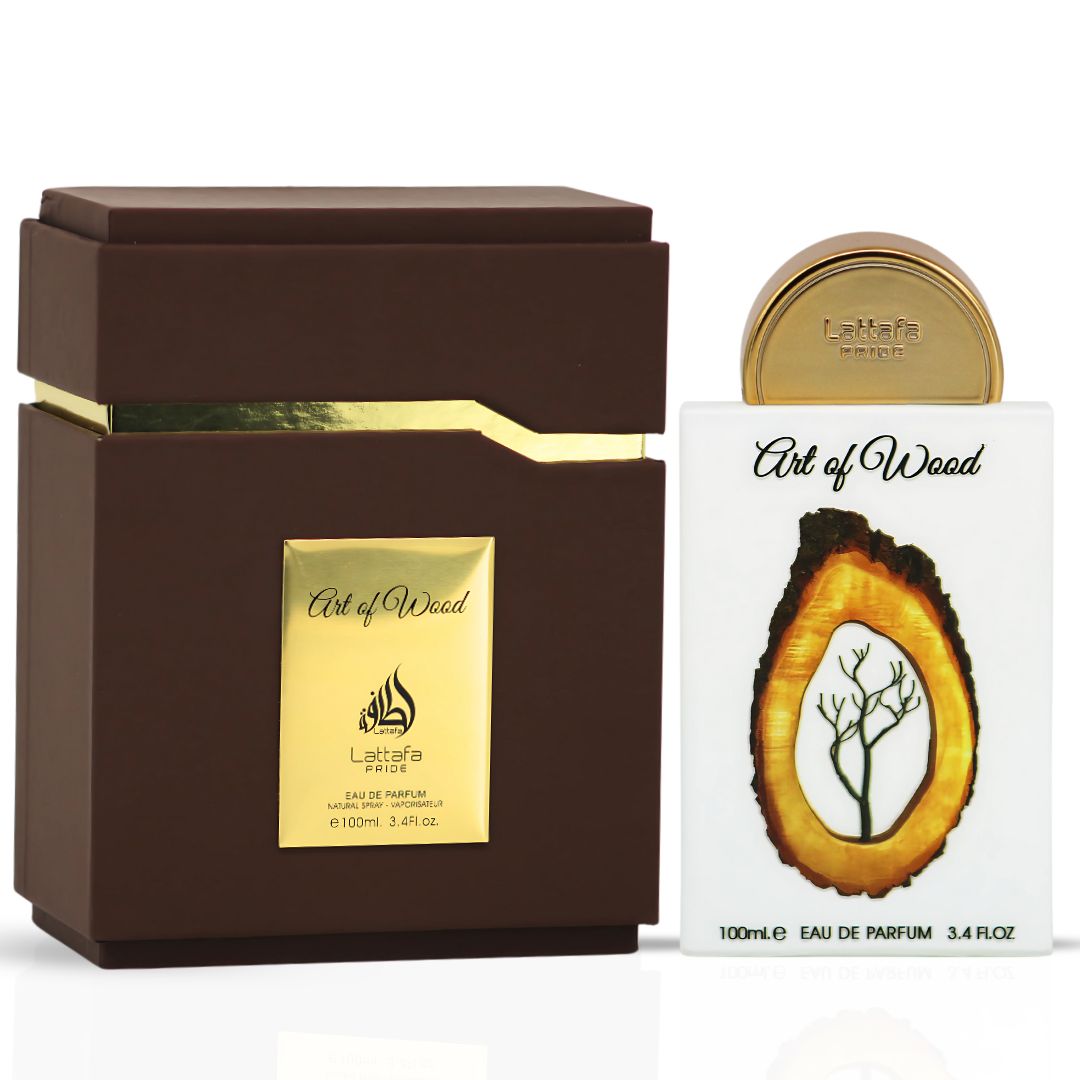Art of Wood Eau de Parfum Spray 100ml (3.4 oz) by Lattafa Pride