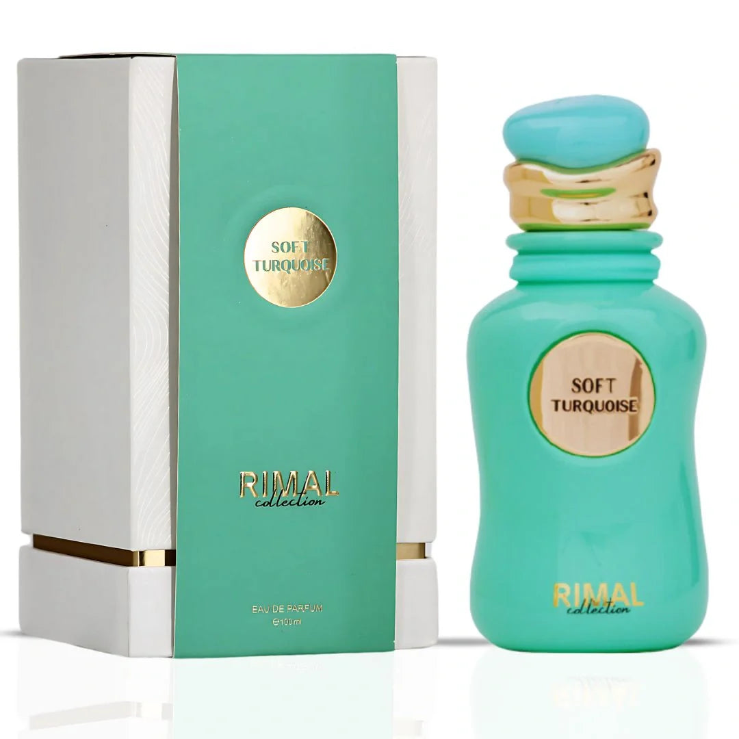 Soft Turquoise Eau de Parfum Spray 100ml (3.4 oz) by Rimal Collection