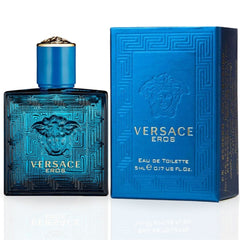 Versace Eros Cologne EDT 5ML (0.17 OZ) by Versace | Long Lasting & Luxurious, Fragrance Miniatures.