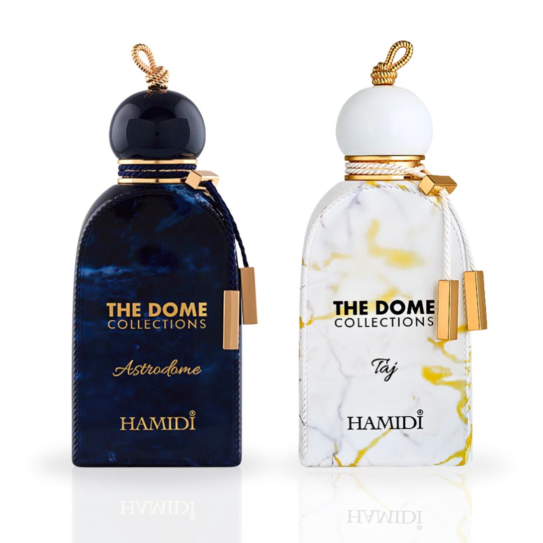 The Dome Astrodome & The Dome Taj - EDP Sprays 100ML (3.4 OZ) By Hamidi | Long Lasting, Refreshing, Aquatic, Luxurious Scents. (ROYALE BUNDLE)