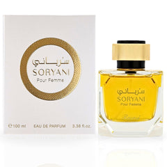 Soryani Pour Femme EDP Spray 100ML (3.4OZ) by Rasasi | Long Lasting, Refreshing, Citrusy, Musky, Floral, Feminine Scent.