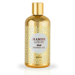 LUXURY OUD MUSK SHOWER GEL 500ML (16.9 OZ) By Hamidi | Ultra Moisturizing & Skin-Nourishing | For Men & Women.