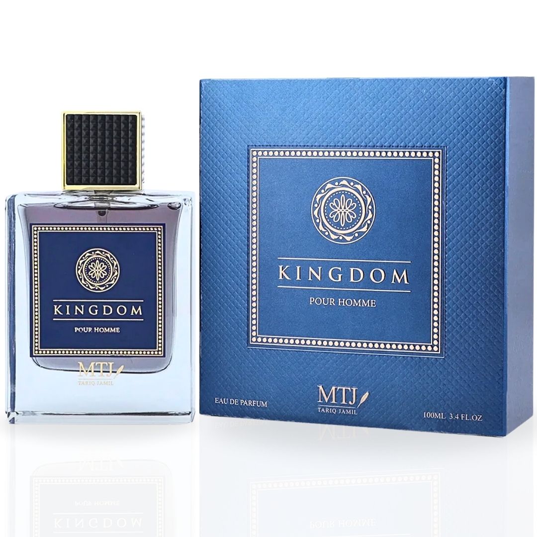 Kingdom Pour Homme EDP Spray 100ML (3.4 OZ) by MTJ | Long Lasting, Citrusy, Woody, Vibrant, Luxurious Masculine Scent.