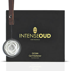 Ocean - Sea Elegance Scented Hanging Car Freshener by Intense Oud | A Fresh Scent That Transforms Your Car Into an Oceanic Haven.