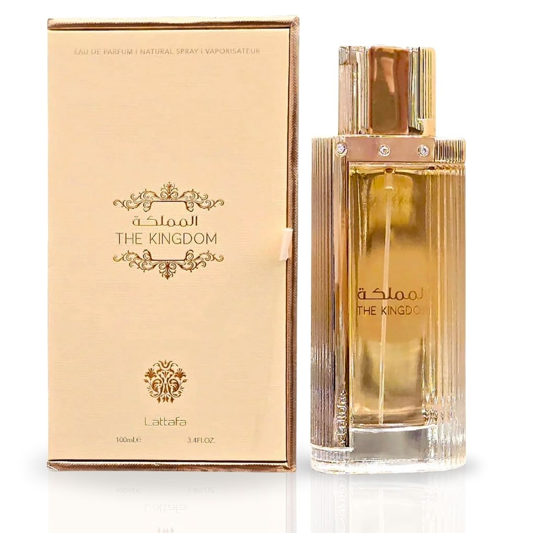 The Kingdom for Women EDP Spray 100ML (3.4 OZ) by Lattafa | Long Lasting, Luxurious, Captivating Fragrances.