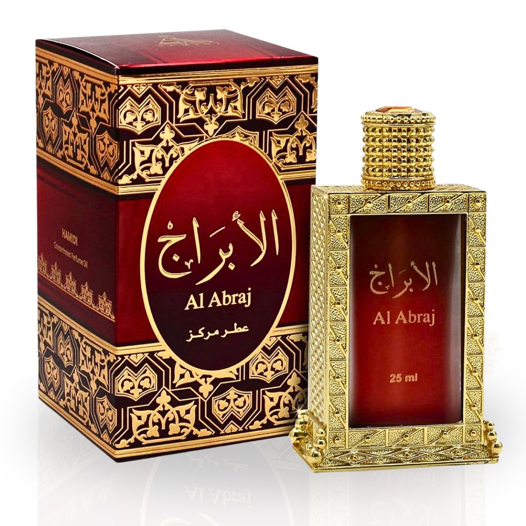 AL ABRAJ Perfume Oil CPO 25ML (0.8 OZ) By Hamidi | Indulge In The Realm Of Serenity With This Exquisite Fragrance.