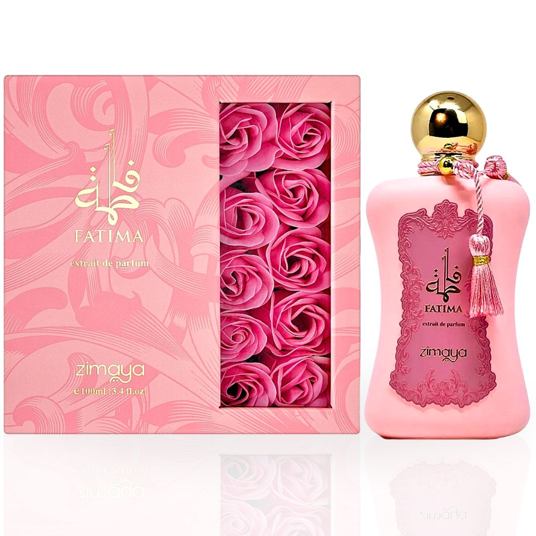 Fatima Pink Extrait De Parfum Spray 100ML (3.4 OZ) By ZIMAYA | Experience The Enchanting Blend Of Vibrant Citrus & Elegant Florals. - Intense Oud