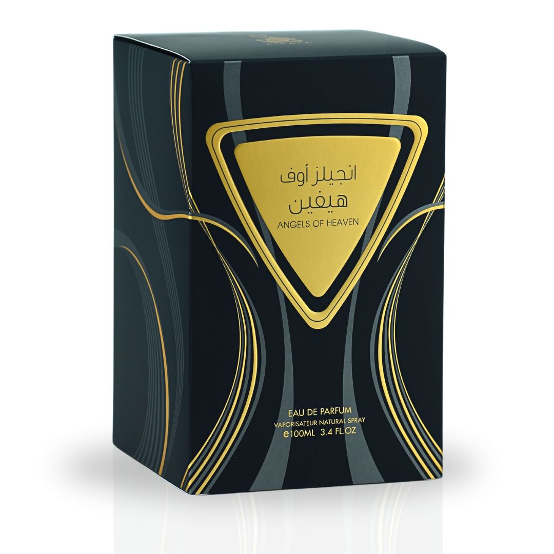 Angels Of Heaven EDP Spray 100ML (3.4 OZ) By RISALA | Immerse Yourself In The Opulent Blend Of Sweet & Spicy Scent.