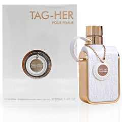 Tag Her EDP Spray 100ML (3.4 OZ) By Armaf | Unleash Your Inner Charm With This Exquisite Fragrance. - Intense Oud