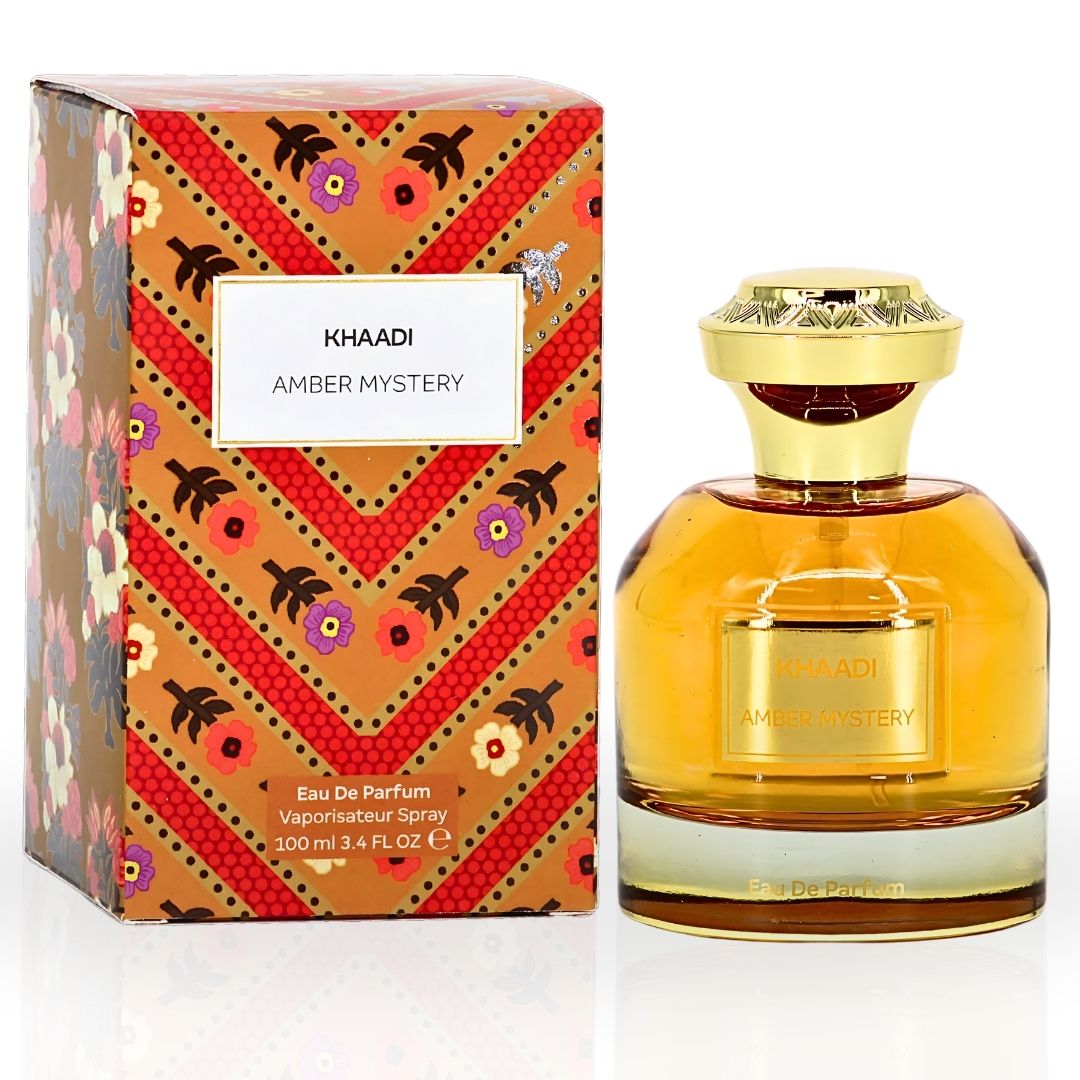 Amber Mystery EDP Spray 100ML (3.4 OZ) by Khaadi | Long Lasting, Fresh, Sweet, Floral Perfumes.