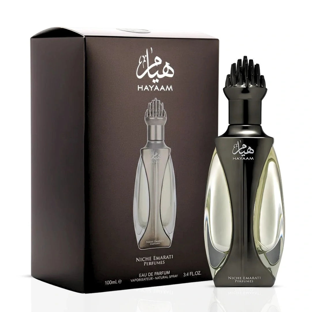 Niche Emarati Hayaam Eau de Parfum Spray 100ml (3.4 oz) by Lattafa