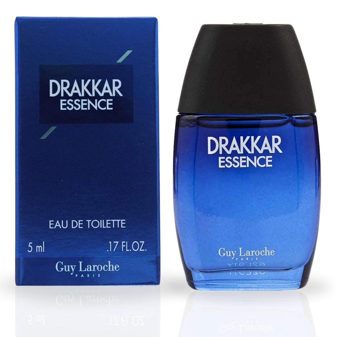 Drakkar Essence Cologne EDT 5ML (0.17 OZ) by Guy Laroche | Long Lasting & Luxurious, Fragrance Miniatures.