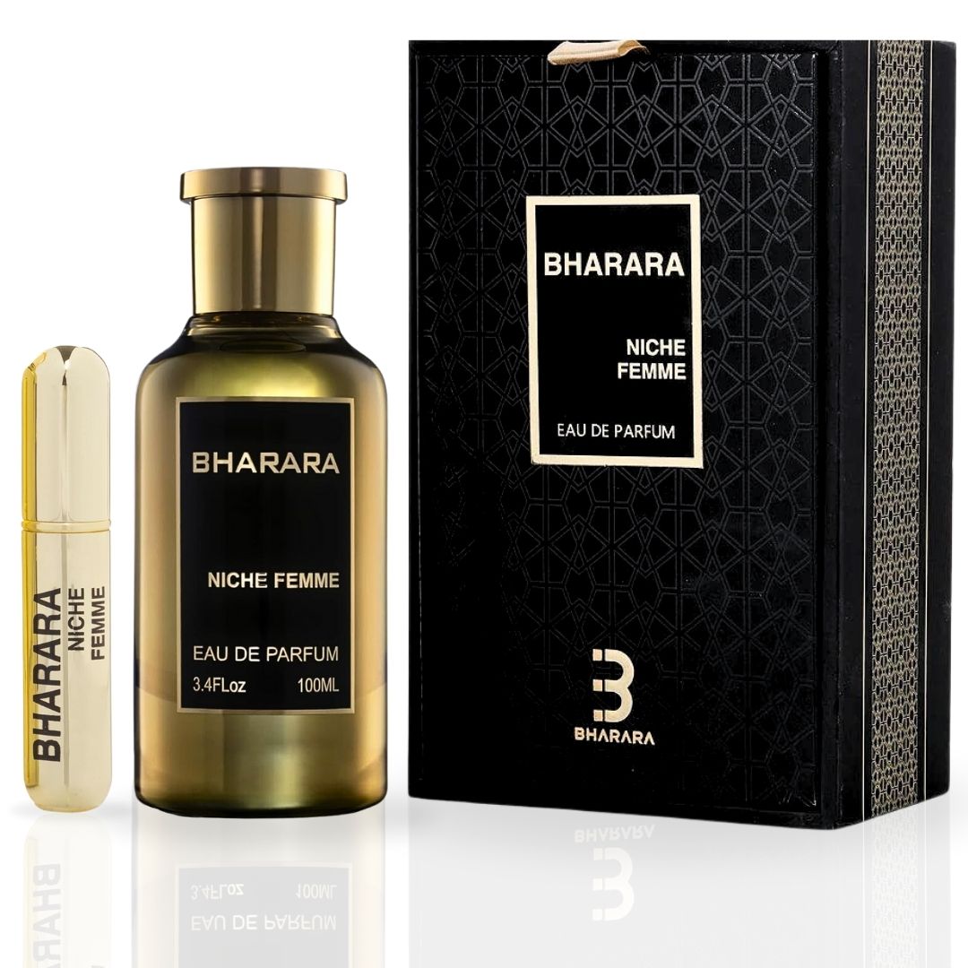 Bharara Niche Femme EDP Spray 100ML (3.4 OZ) by BHARARA | Long Lasting, Fruity, Sensual, Feminine Scents.