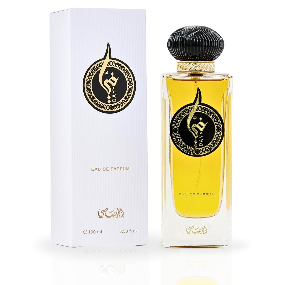 Dayy EDP Spray 100ML (3.38 OZ) by Rasasi | Long Lasting, Aromatic, Woody, Floral, Luxurious Unisex Scent.