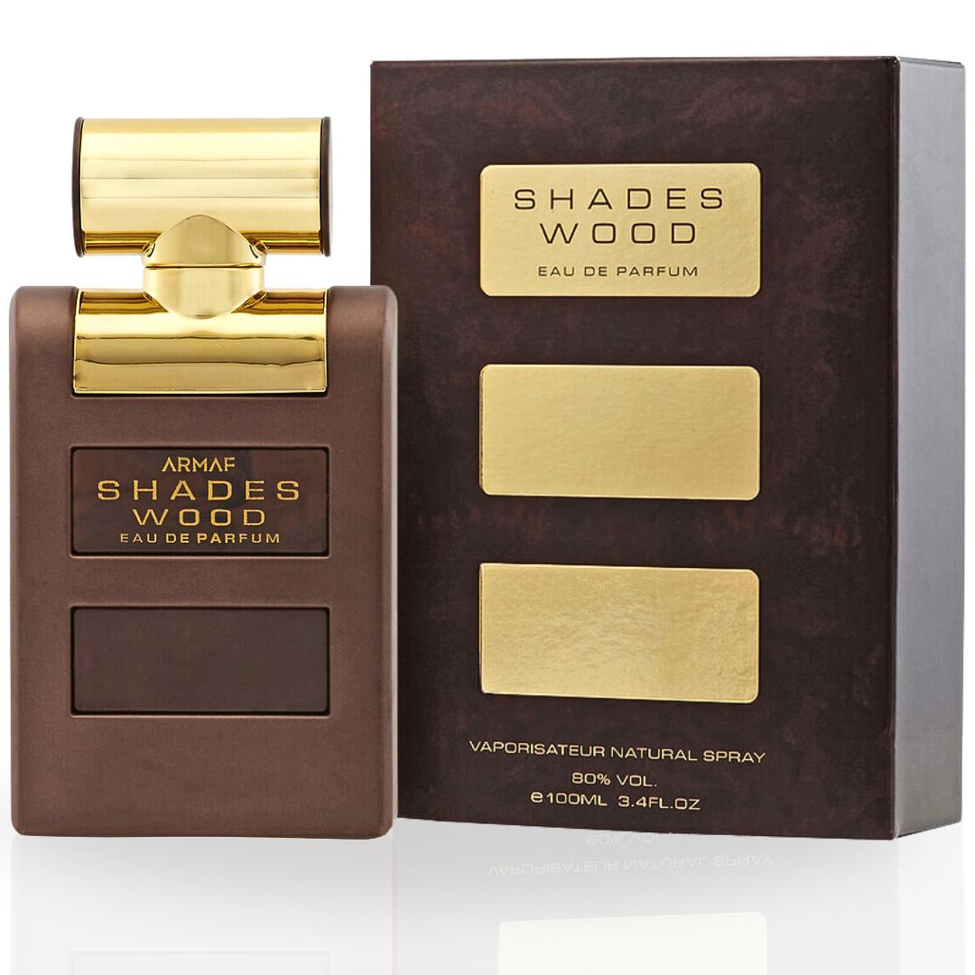 Shades Wood EDP Spray 100ML (3.4 OZ) By Armaf | Long Lasting, Luxurious, Refreshing, Woody Scent.