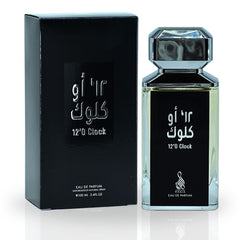 12'O Clock EDP Spray 100ML (3.4 OZ) By RISALA | Embrace The Bold Fusion Of Spice & Sensuality.