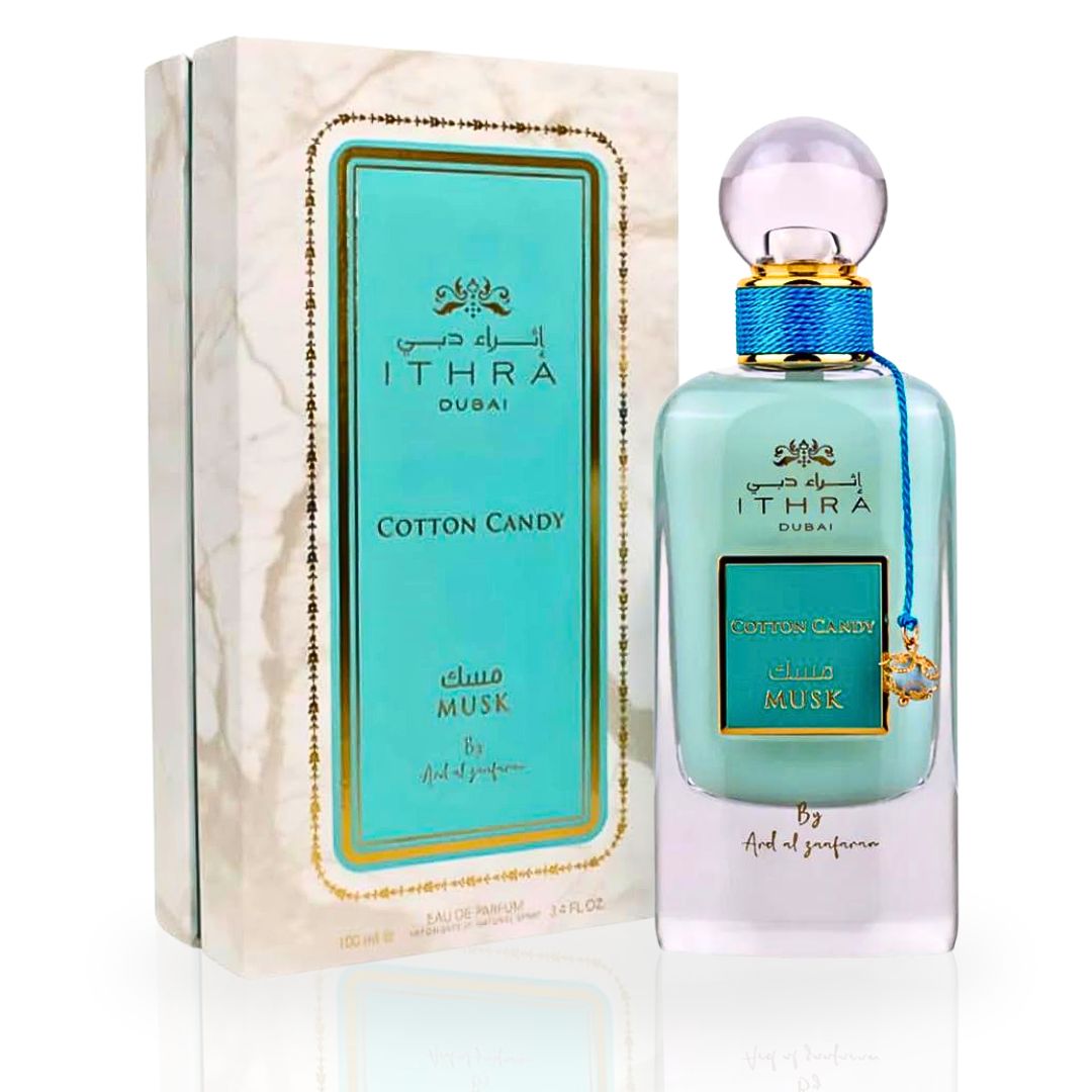 Cotton Candy Musk Ithra Dubai Collection - EDP Spray 100ML (3.4 OZ) By Ard Al Zaafaran - Intense Oud